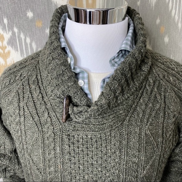 Ralph Lauren polo cableknit sweater large - Picture 2 of 16